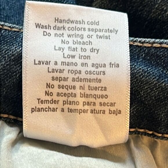 Judy Blue Distressed Button Fly Skinny Fit Jeans. Size 13/31 - Picture 10 of 10